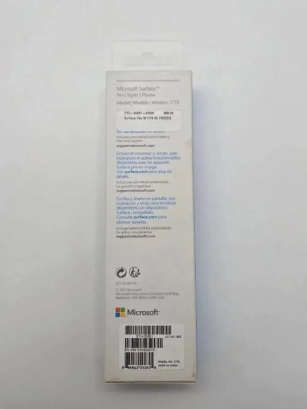 Microsoft Surface Pen in Black – BRAND NEW IN BOX – Model 1776